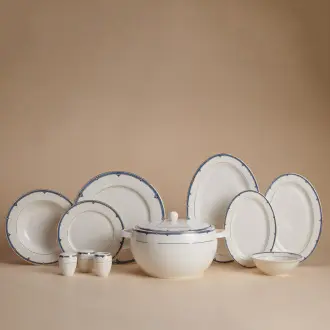 KORKMAZ PERLA COOL 60 PRC YEMEK TAKIMI YUVARLAK