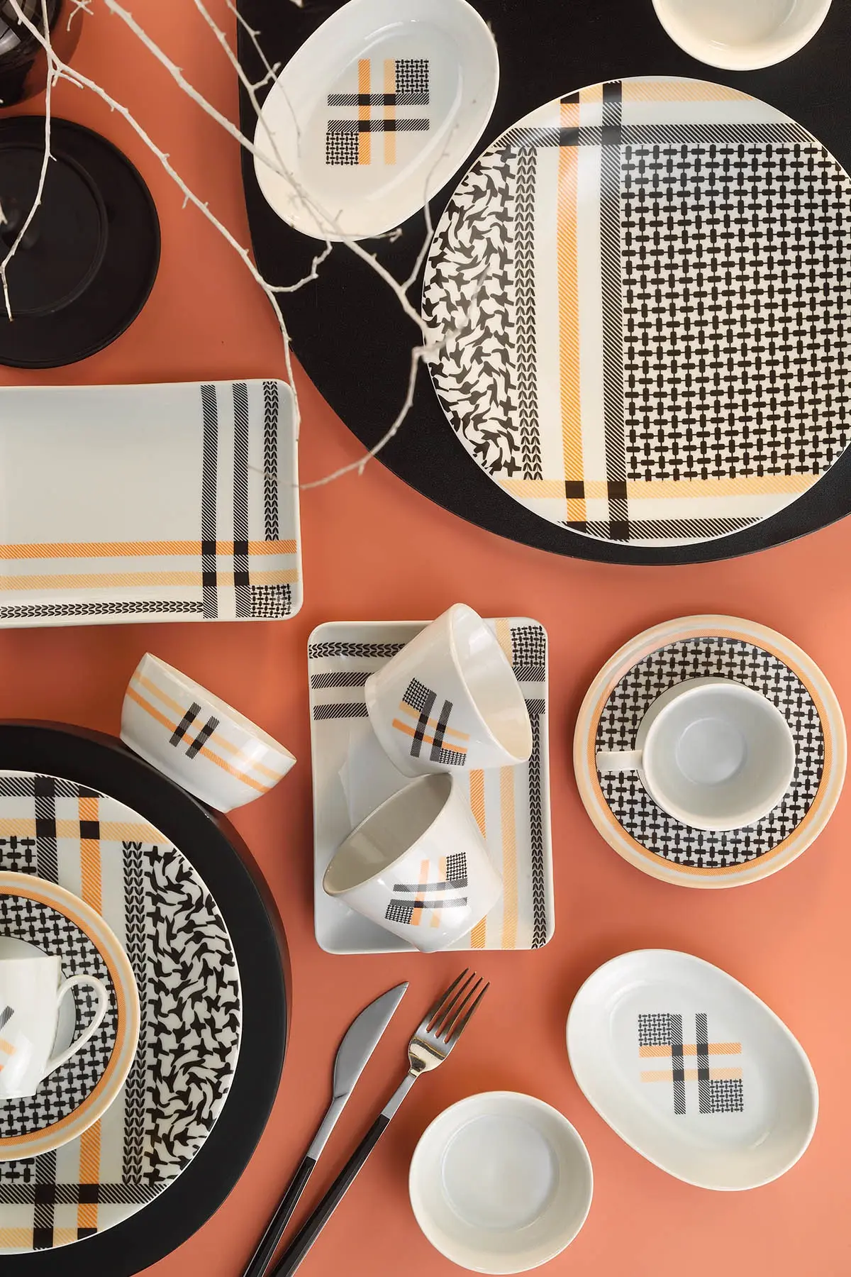 KÜTAHYA PORSELEN ZEUGMA 32 PARÇA KAHVALTI TAKIMI 12025