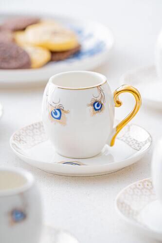 ACAR GOOD LUCK 6 LI KAHVE FİNCAN TAKIMI