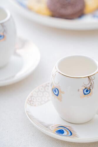 ACAR GOOD LUCK 6 LI KAHVE FİNCAN TAKIMI