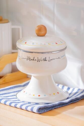 ACAR MADE WHITE EMAYE ŞEKERLİK AYAKLI