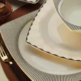 KÜTAHYA PORSELEN BONE MARE 62 PARÇA YEMEK TAKIMI BNMR62YT43012408