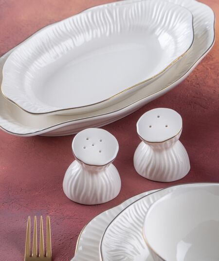 ACAR ALİNA 29 PARÇA YEMEK TAKIMI GOLD