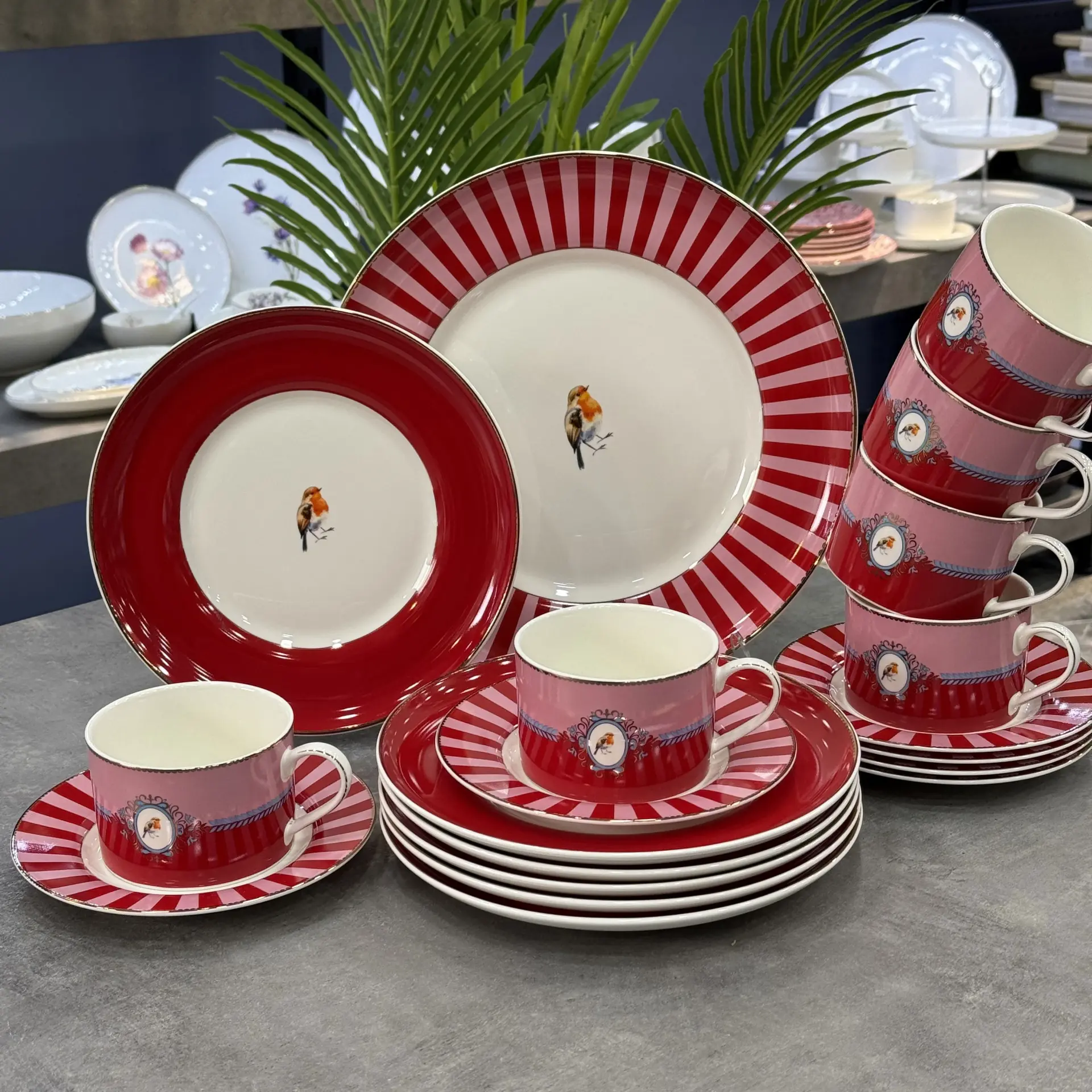 ACAR PRILLA PORSELEN 6 KİŞİLİK 19 PRÇ PASTA TK