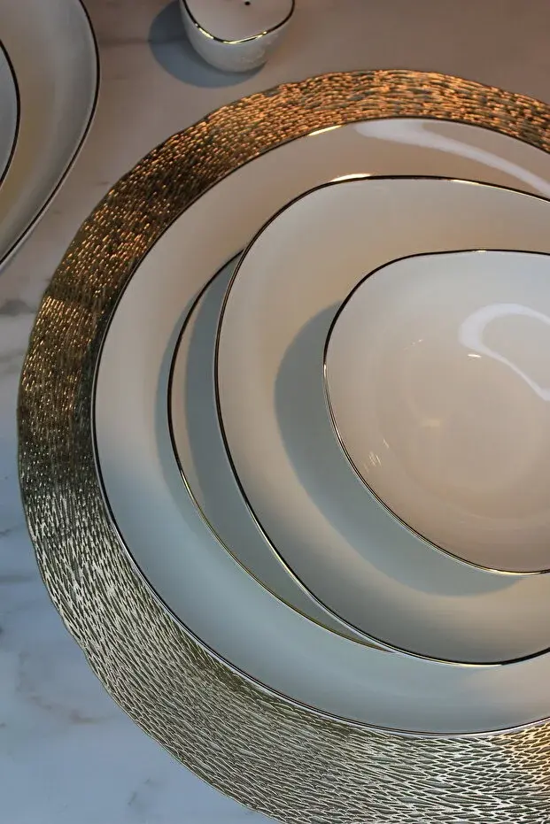 Neva N3523 Gold İkon 28 Parça 6 Kişilik Yemek Takı