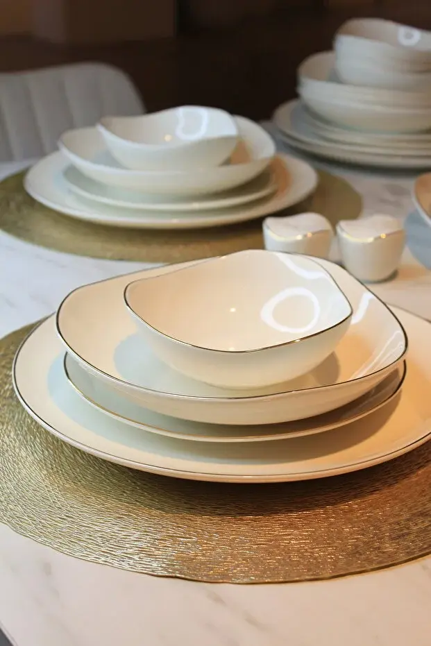 Neva N3523 Gold İkon 28 Parça 6 Kişilik Yemek Takı