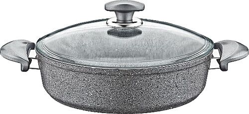 OMS 3310 Gri 24 cm Granit Karnıyarık Tenceresi