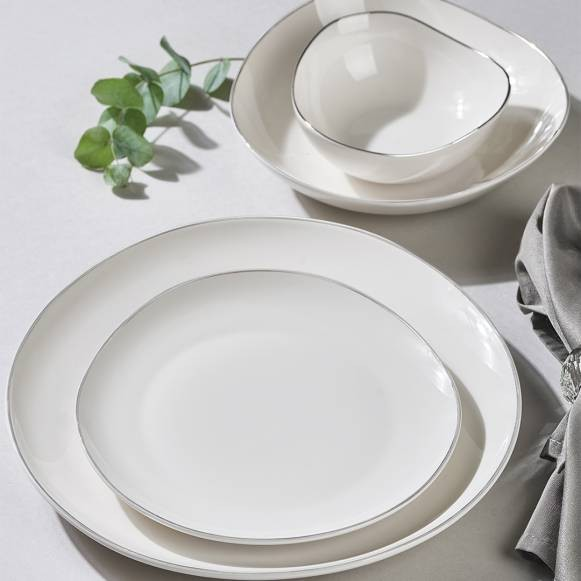 Neva N3524 Platin İkon 28 Parça 6 Kişilik Yemek Takımı