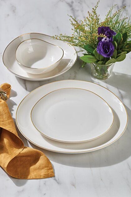 Neva N3523 Gold Ikon 28 Parça 6 Kişilik Yemek Takımı