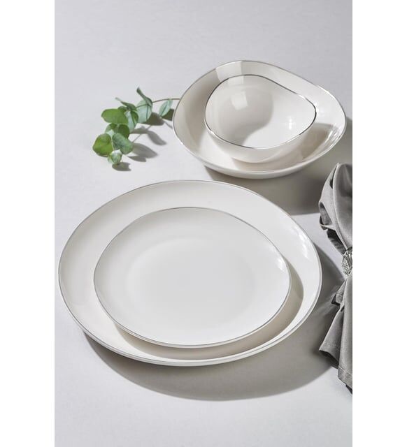 Neva N3524 Platin İkon 28 Parça 6 Kişilik Yemek Takımı