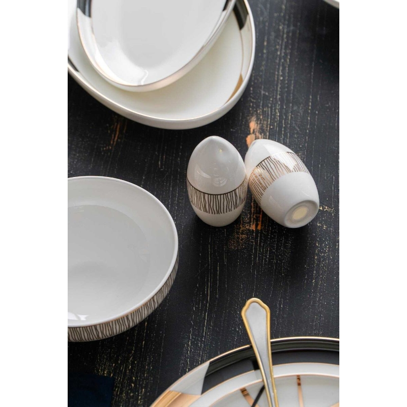 ACAR VİOLA 12 KİŞİLİK 57 PARÇA PORSELEN YEMEK TAKIMI