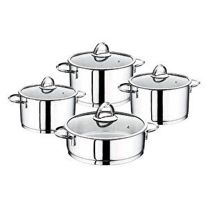 OMS 8 PCS SİLİNDİR ÇELİK SET SADE