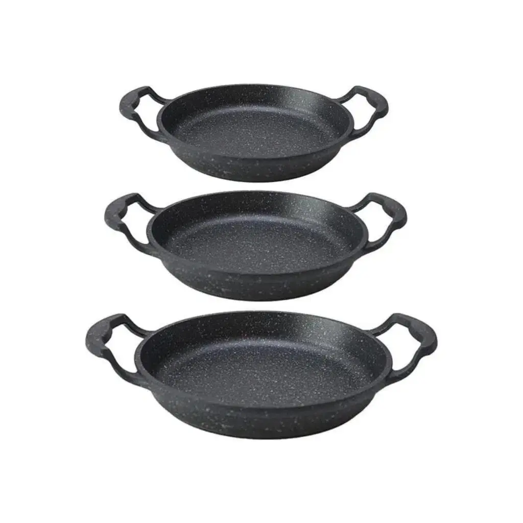 Promo Star 3 Parça Döküm Sahan Set Kapaksız