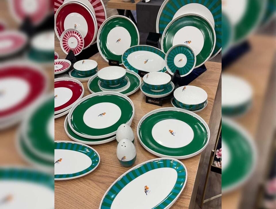 ACAR Lumeire Porselen 23 Parça Kahvaltı Takımı