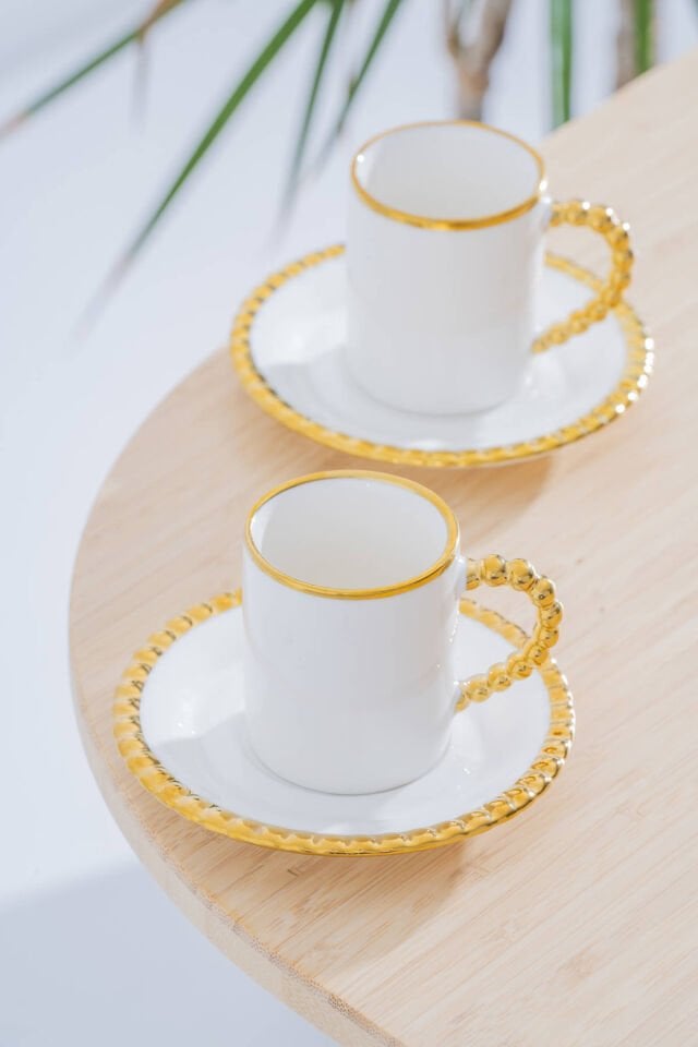 Elvira 2 Kişilik Kahve Fincanı Takımı - 90 ml