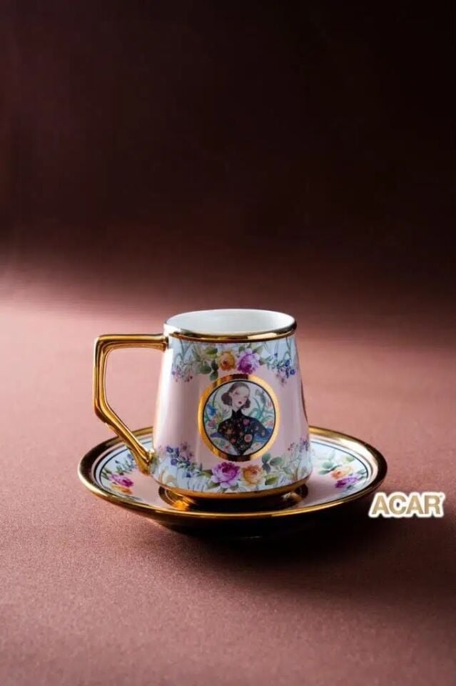 Acar SHP-08264 Odeta 6’lı Kahve Fincan Takımı – 90 ml
