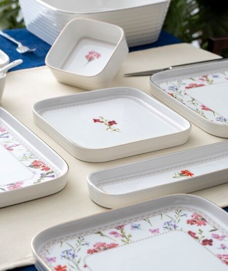 ACAR ARİA 6 KİŞİLİK 45 PARÇA YEMEK TAKIMI & KAHVALTI TAKIMI