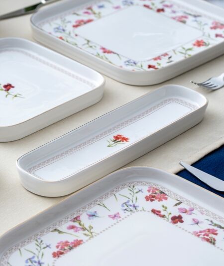 ACAR ARİA 6 KİŞİLİK 45 PARÇA YEMEK TAKIMI & KAHVALTI TAKIMI