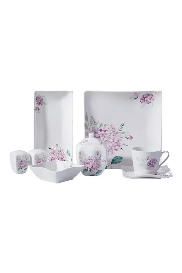 KORKMAZ LİNK COLLECTİON  28PARÇA KAHVALTI TAKIMI (KARE)