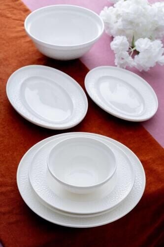 ACAR LAVERNA 27 PRÇ BEYAZ YEMEK TK