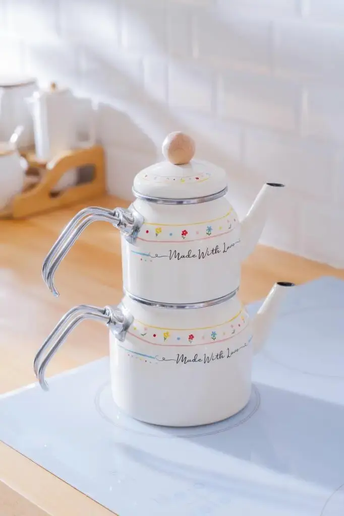 ACAR MADE WITH LOVE ALT ÜST EMAYE MİNİ DEMLİK